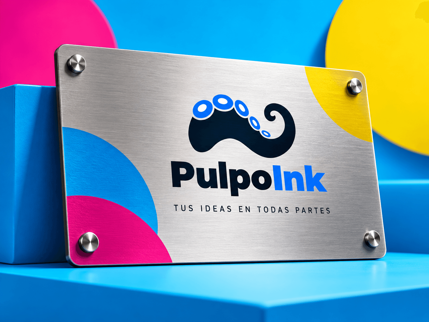 Placas metálicas PulpoInk